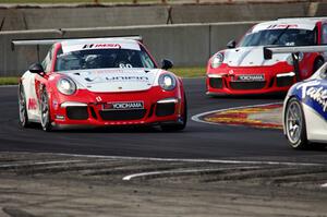 Santiago Creel's and Michael Schein's Porsche GT3 Cup cars