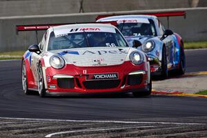 David Baker's and William Peluchiwski's Porsche GT3 Cup cars