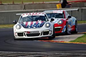 Charlie Putman's and John Goetz's Porsche GT3 Cup cars