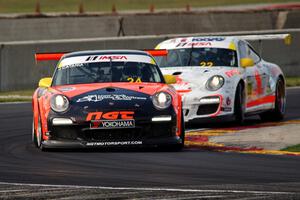 Joe Catania's and Mark Llano's Porsche GT3 Cup cars