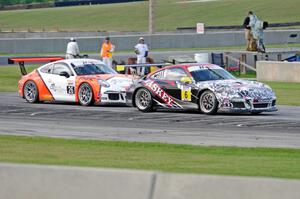 David Ducote's and Lucas Catania's Porsche GT3 Cup cars