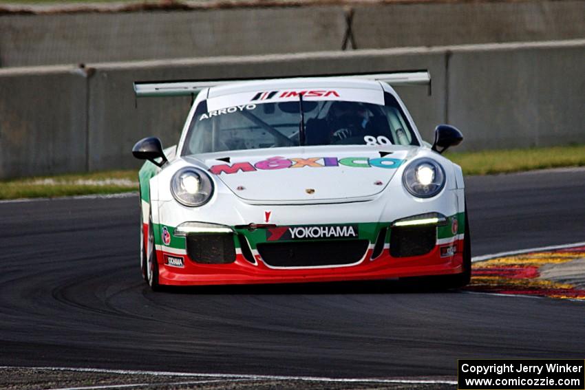 Oscar Arroyo's Porsche GT3 Cup