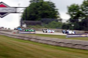 Anthony Downs', Michal Chlumecky's, Naj Husain's and Joel Janco's Panoz Élan DP-02s