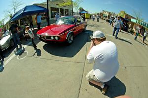 Ben Wedge takes a photo of a BMW 3.0CSL