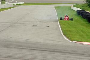 Ethan Mackey's EuroSwift SC94T Formula Ford spins coming out of turn 13.