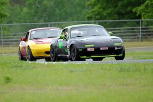 Aaron Jongbloedt's and Greg Youngdahl's Spec Miata Mazda Miatas