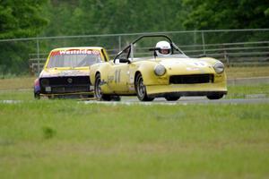 Brooke Fairbanks' H Production Triumph Spitfire and Jimmy Griggs's GTL VW Rabbit