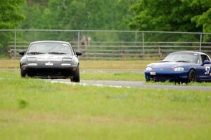 Paul Gilbert's and Craig Silver's Spec Miata Mazda Miatas