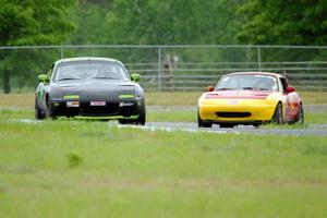 Aaron Jongbloedt's and Greg Youngdahl's Spec Miata Mazda Miatas