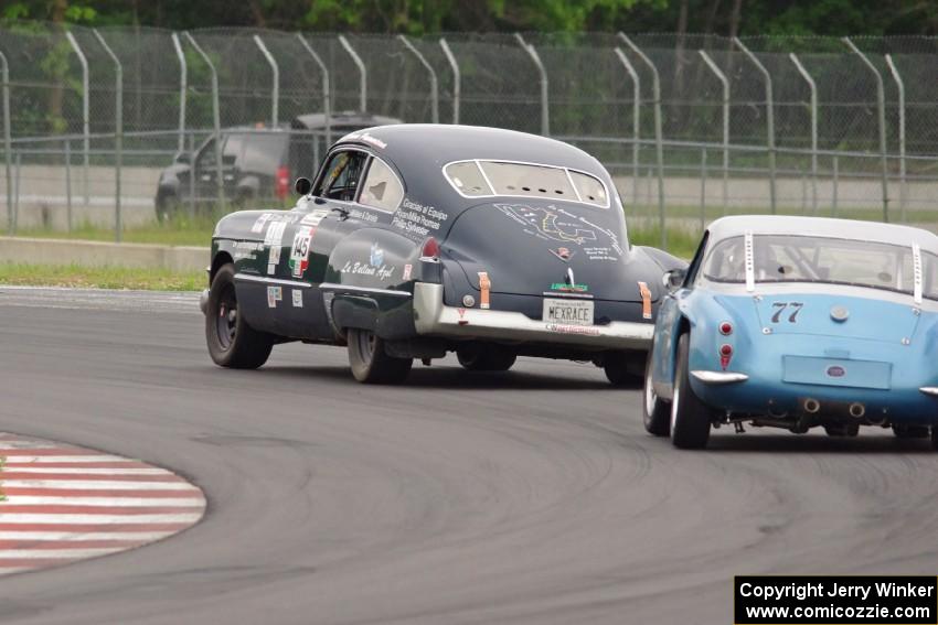 John Daniels, Jr.'s Cadillac Sedanette and John Hagen's TVR Griffith