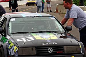 Paul Stephan's SPU Volkswagen Corrado SLC on the false grid