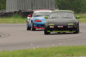 Aaron Jongbloedt's and Rick Buan's Spec Miata Mazda Miatas