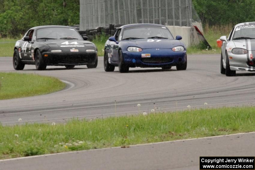 Chris Craft's, Craig Silver's and Paul Gilbert's Spec Miata Mazda Miata