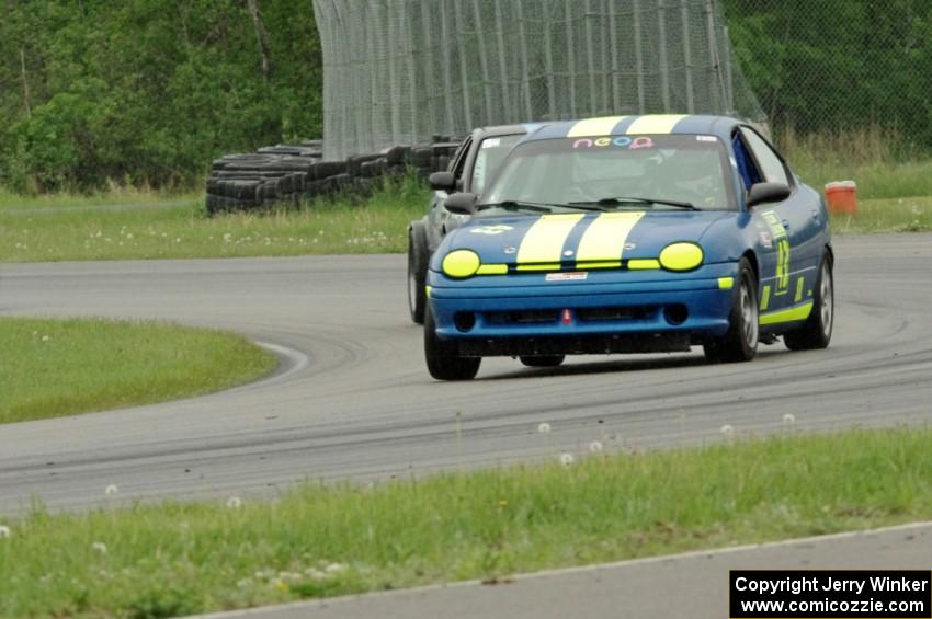 John Glowaski's STL Dodge Neon ACR and Paul Stephan's SPU Volkswagen Corrado SLC