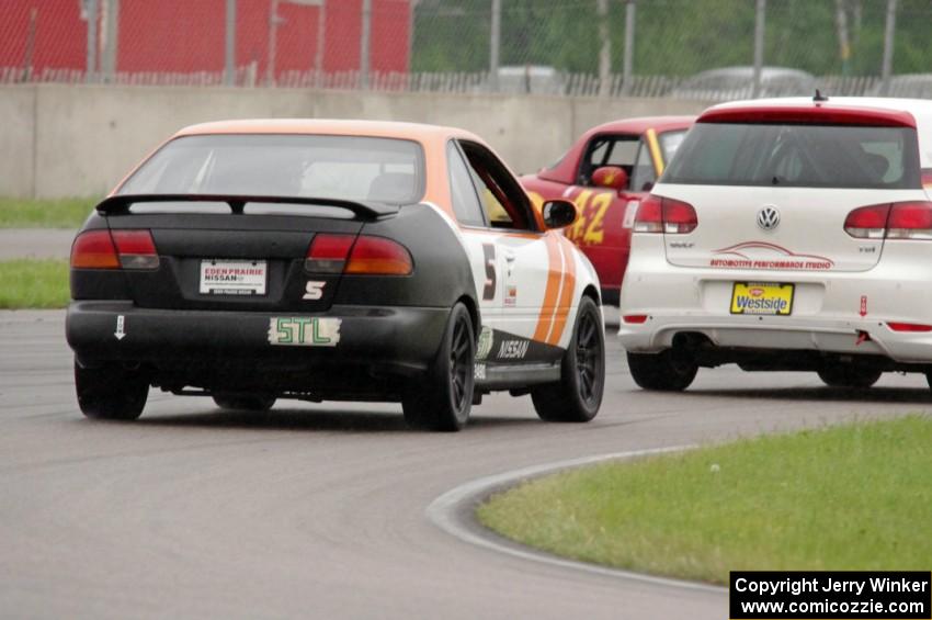 Tom Daly's T4 VW Golf and James Berlin's STL Nissan 200SX