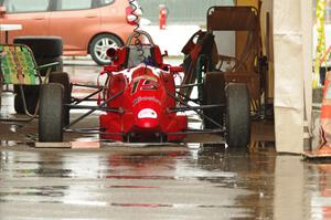 Ethan Mackey's EuroSwift SC94T Formula Ford in the paddock.