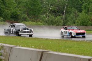 Ed Dulski's Datsun 240Z and John Daniels, Jr.'s Cadillac Sedanette