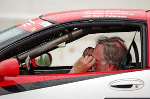 Darrell Peterson sits in his SPO Chevy Corvette