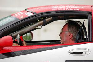 Darrell Peterson sits in his SPO Chevy Corvette