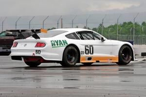 Tim Gray's new TA2 Ford Mustang was on display after testing.