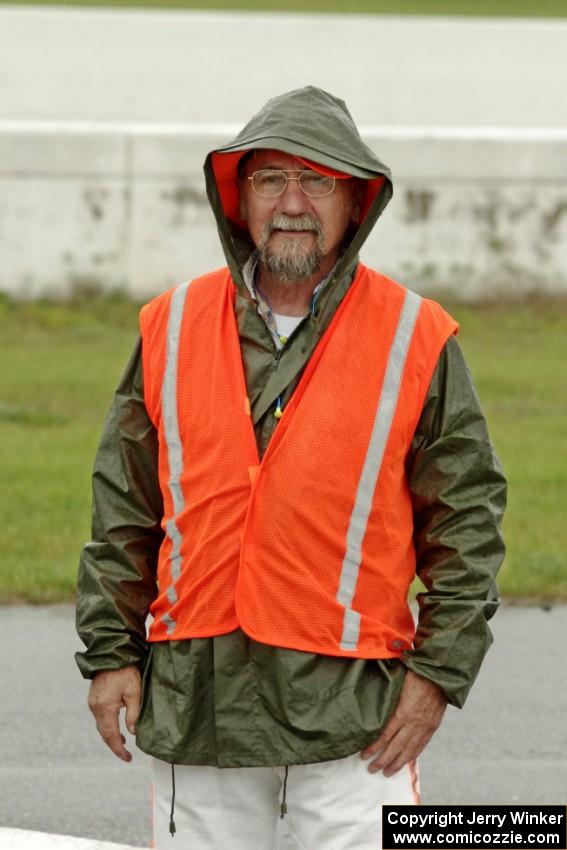 Bob Brist in the rain at corner 13.