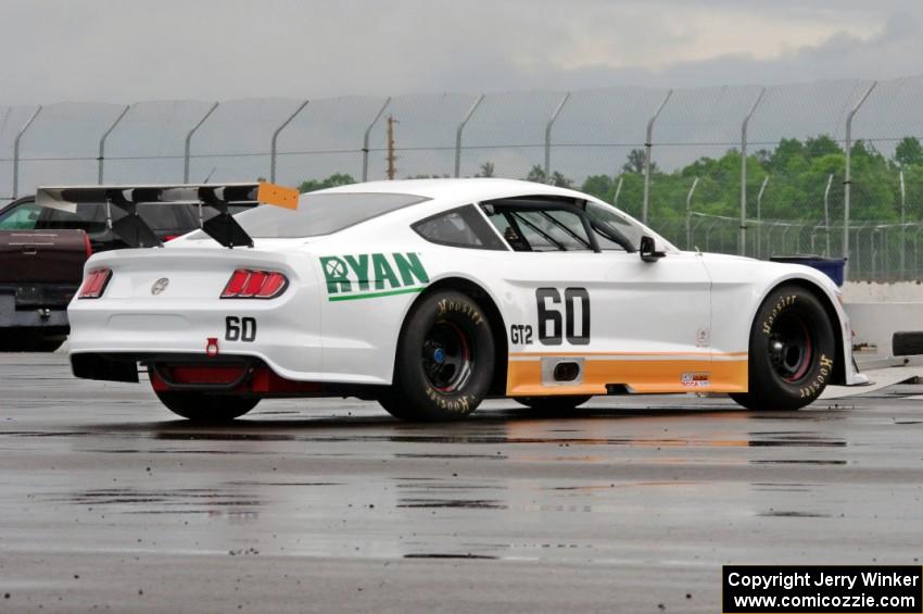 Tim Gray's new TA2 Ford Mustang was on display after testing.