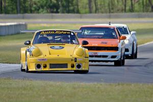Lance Van Norman's HPDE3 Porsche 911, Patrick Price's PTE Nissan 200SX and Stephen Fuller's HPDE2 Chevy Camaro