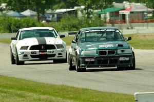 Ben Aurich's TTU BMW 325is and Allen Myers' TT2 Ford Mustang Boss 302S