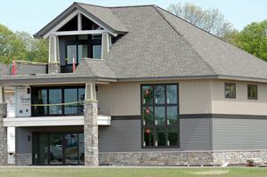 One of the new luxury condo/garages built off the dragstrip.