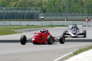 Ethan Mackey's EuroSwift SC94T Formula Ford and Steve Flaten's Star Formula Mazda
