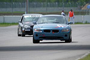 Chris Knuteson's T4 BMW Z4 and Tom Daly's T4 VW Rabbit