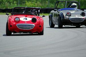 Tom Daly's and Phil Schaefer's Austin-Healey Sprites