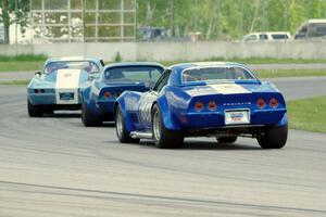 , Darwin Bosell's and Kent Burg's Chevy Corvettes