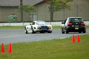 Doug Rippie's SSZ Stradale and Tom Daly's STU VW Rabbit