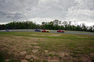 Andrew Jenkins', Greg Youngdahl's, Craig Silver's and Rick Buan's Spec Miata Mazda Miatas