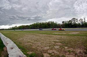 Greg Youngdahl's, Andrew Jenkins', Craig Silver's and Rick Buan's Spec Miata Mazda Miatas