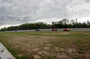 Greg Youngdahl's, Andrew Jenkins', Craig Silver's and Rick Buan's Spec Miata Mazda Miatas