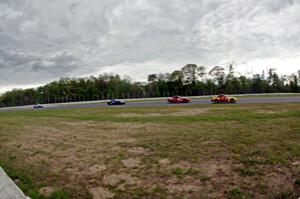 Greg Youngdahl's, Andrew Jenkins', Craig Silver's and Rick Buan's Spec Miata Mazda Miatas