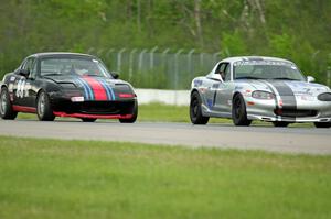 Chris Craft's and Samantha Silver's Spec Miata Mazda Miatas