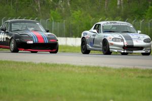 Chris Craft's and Samantha Silver's Spec Miata Mazda Miatas