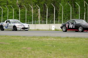 Samantha Silver's and Chris Craft's Spec Miata Mazda Miatas