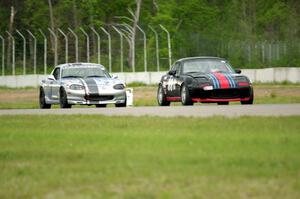 Samantha Silver's and Chris Craft's Spec Miata Mazda Miatas