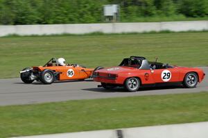 Ben Robertaccio's Porsche 914/6 and Rich Stadther's Dulon LD-9