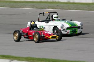 Paul Bastyr's McNamara Formula Vee and Steve Nichols' MGB