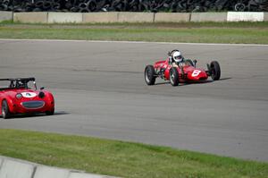 Tom Daly's Austin-Healey Sprite and Jim Gaffney's RCA Formula Vee