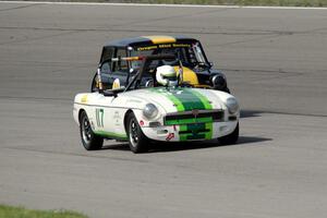 Steve Nichols' MGB and Greg Wold's Morris Mini-Cooper S