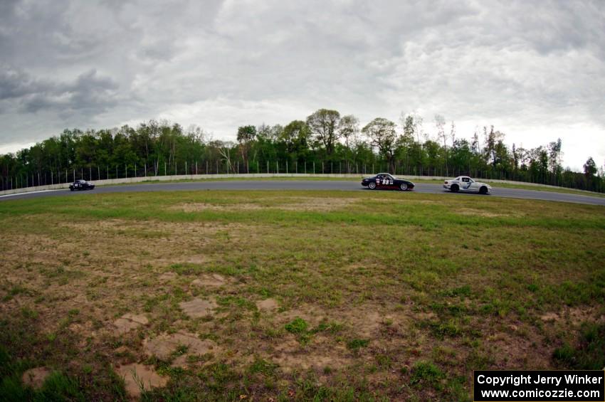 Chris Craft's, Samantha Silver's and Paul Gilbert's Spec Miata Mazda Miatas