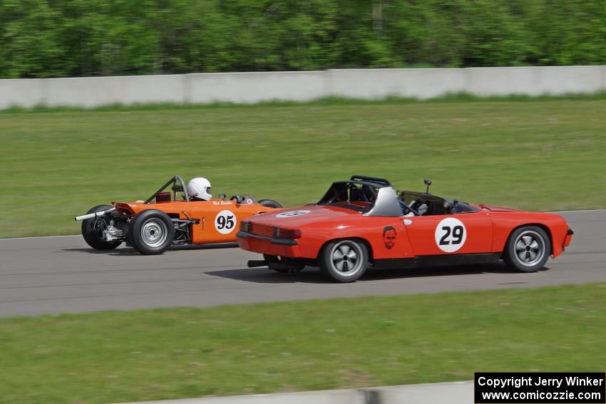 Ben Robertaccio's Porsche 914/6 and Rich Stadther's Dulon LD-9