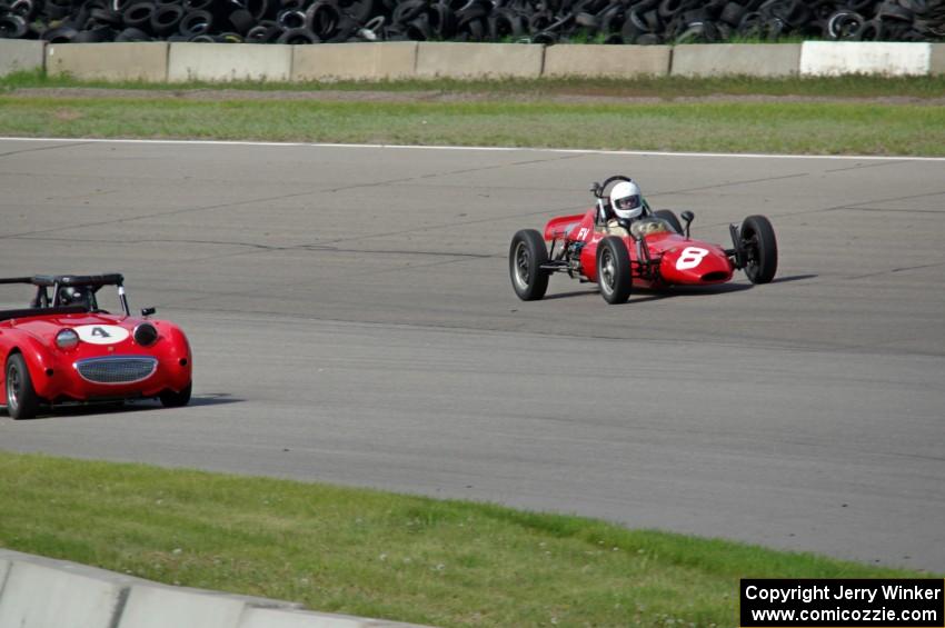 Tom Daly's Austin-Healey Sprite and Jim Gaffney's RCA Formula Vee