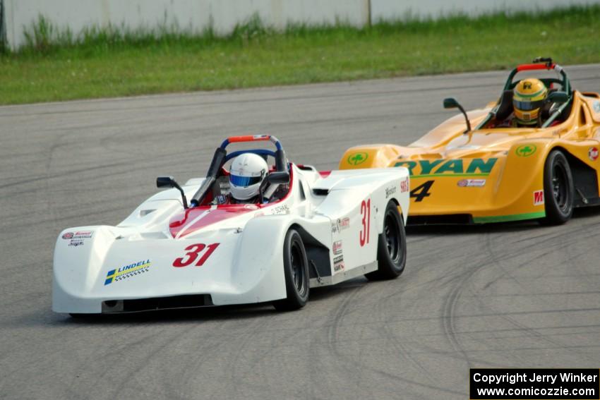 Dave Schaal's and Matt Gray's Spec Racer Ford 3s